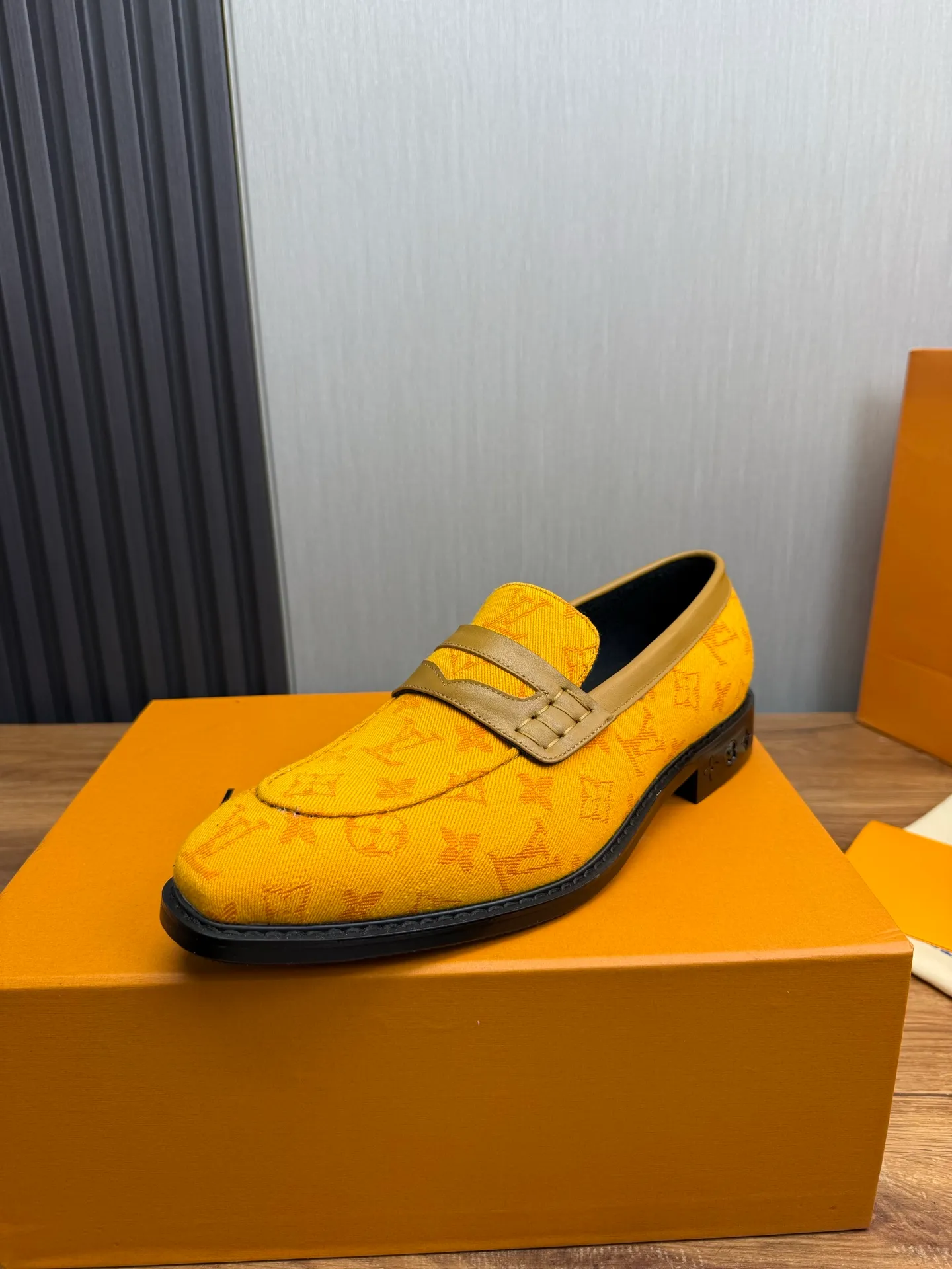 Factory 720💰 LV. Men's business casual leather shoes, all made of imported original brand leather, just to create a more comfortable wearing experience, original non-slip and wear-resistant outsole ✔️16-45 (38.45 non-refundable)